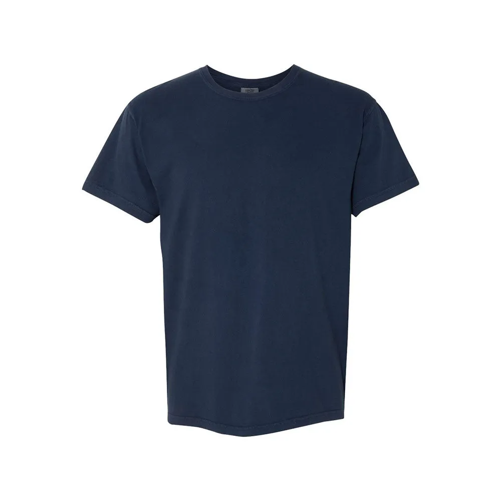 Custom Embroidered Dainty Initial Ribbon Comfort Colors T-Shirt