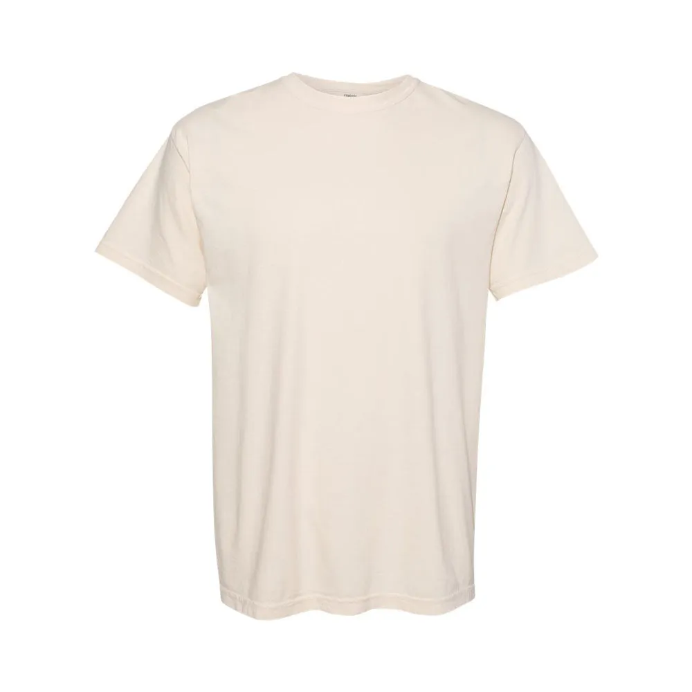 Custom Embroidered Dainty Initial Ribbon Comfort Colors T-Shirt
