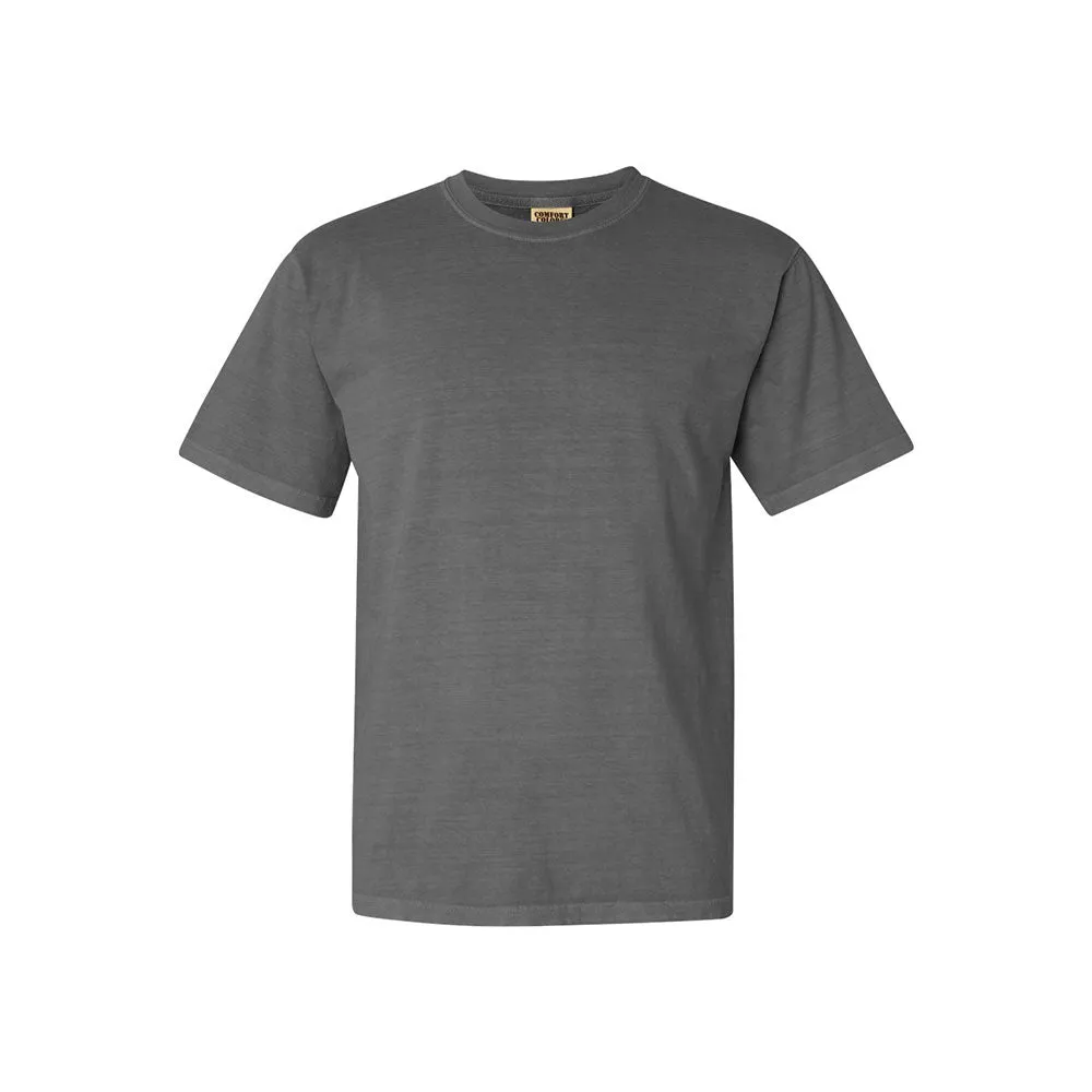 Custom Embroidered Dainty Initial Ribbon Comfort Colors T-Shirt