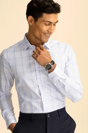 Dolma Blue Check Shirt EOSS
