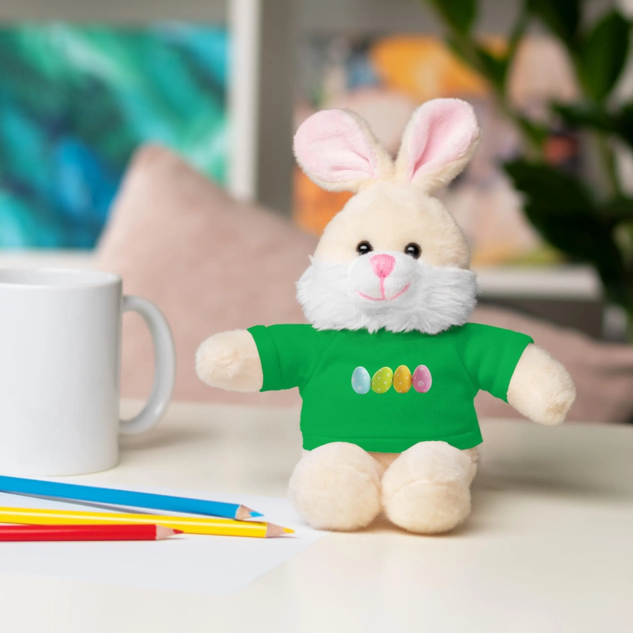 Easter Eggs Graphic Stuffed Animals with Tee