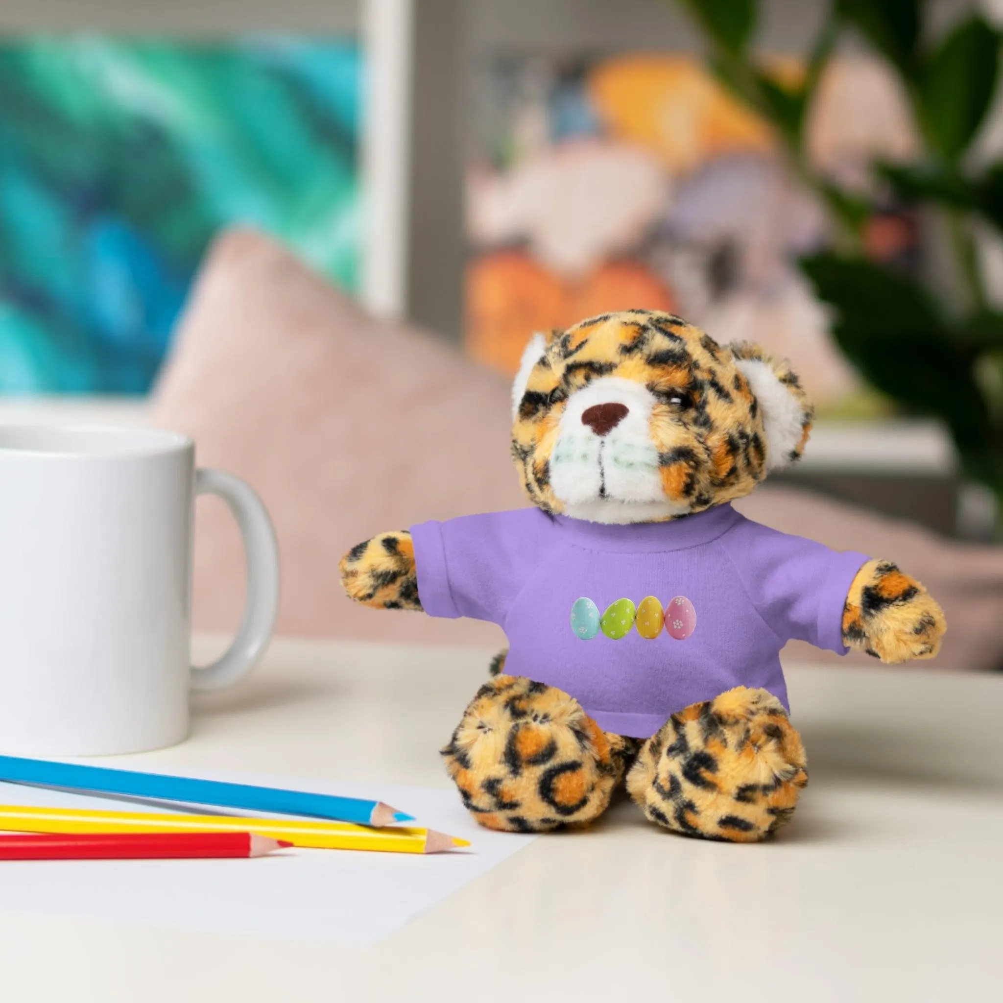 Easter Eggs Graphic Stuffed Animals with Tee