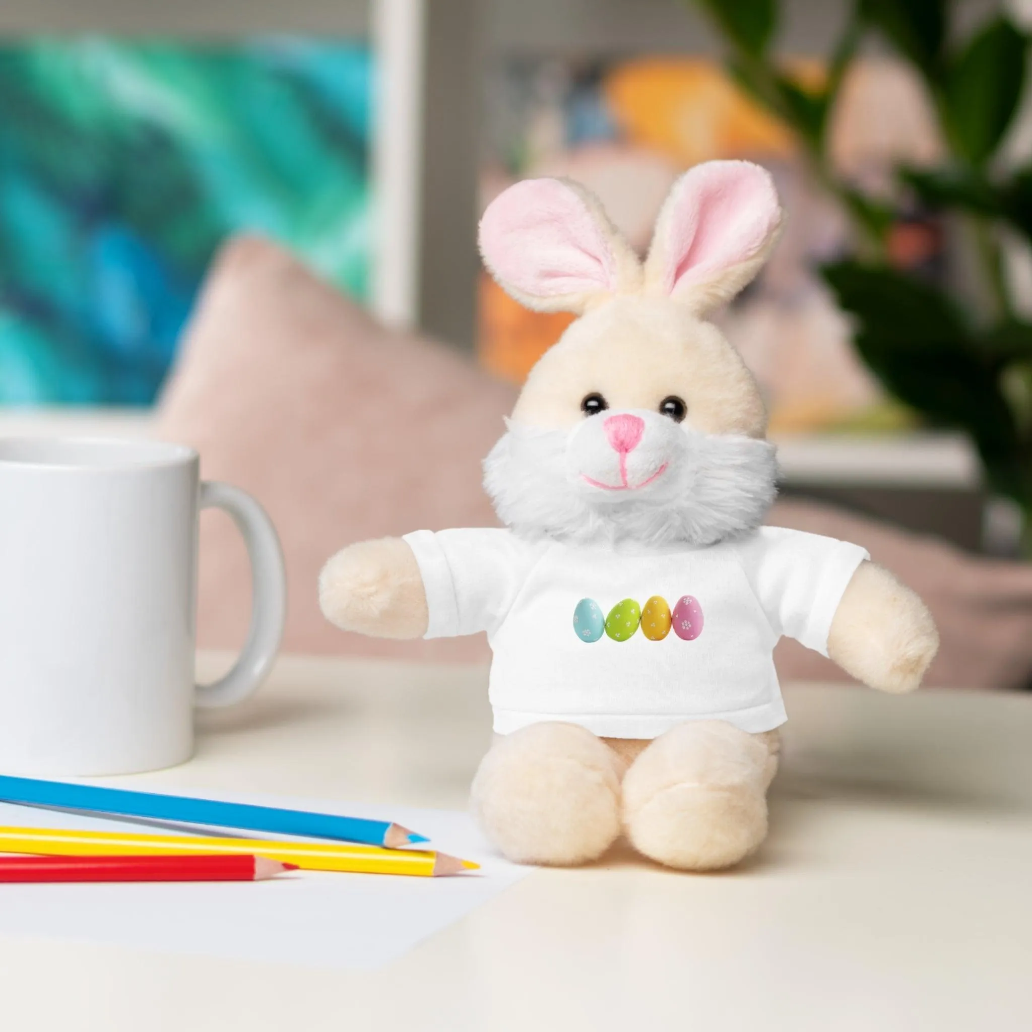 Easter Eggs Graphic Stuffed Animals with Tee