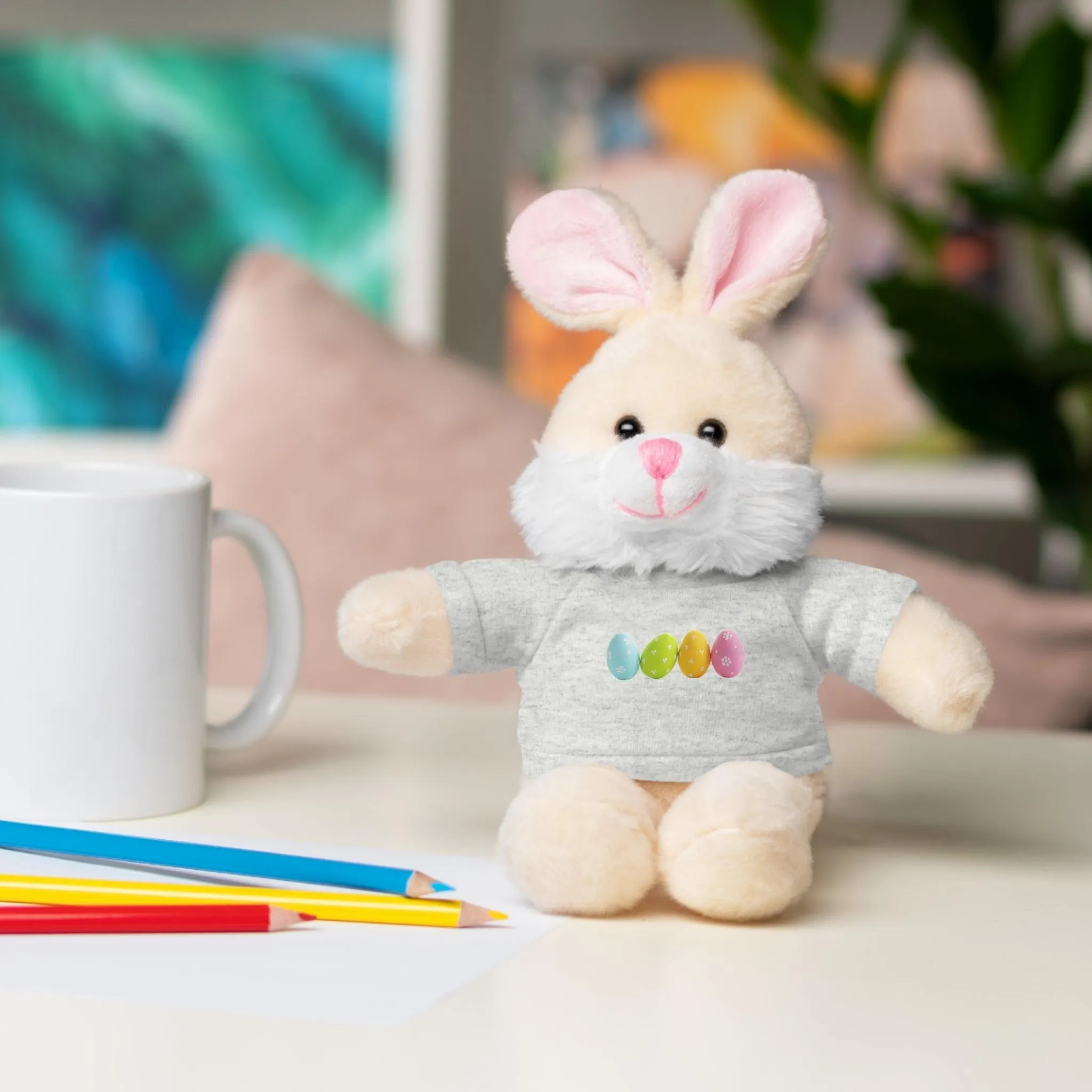 Easter Eggs Graphic Stuffed Animals with Tee