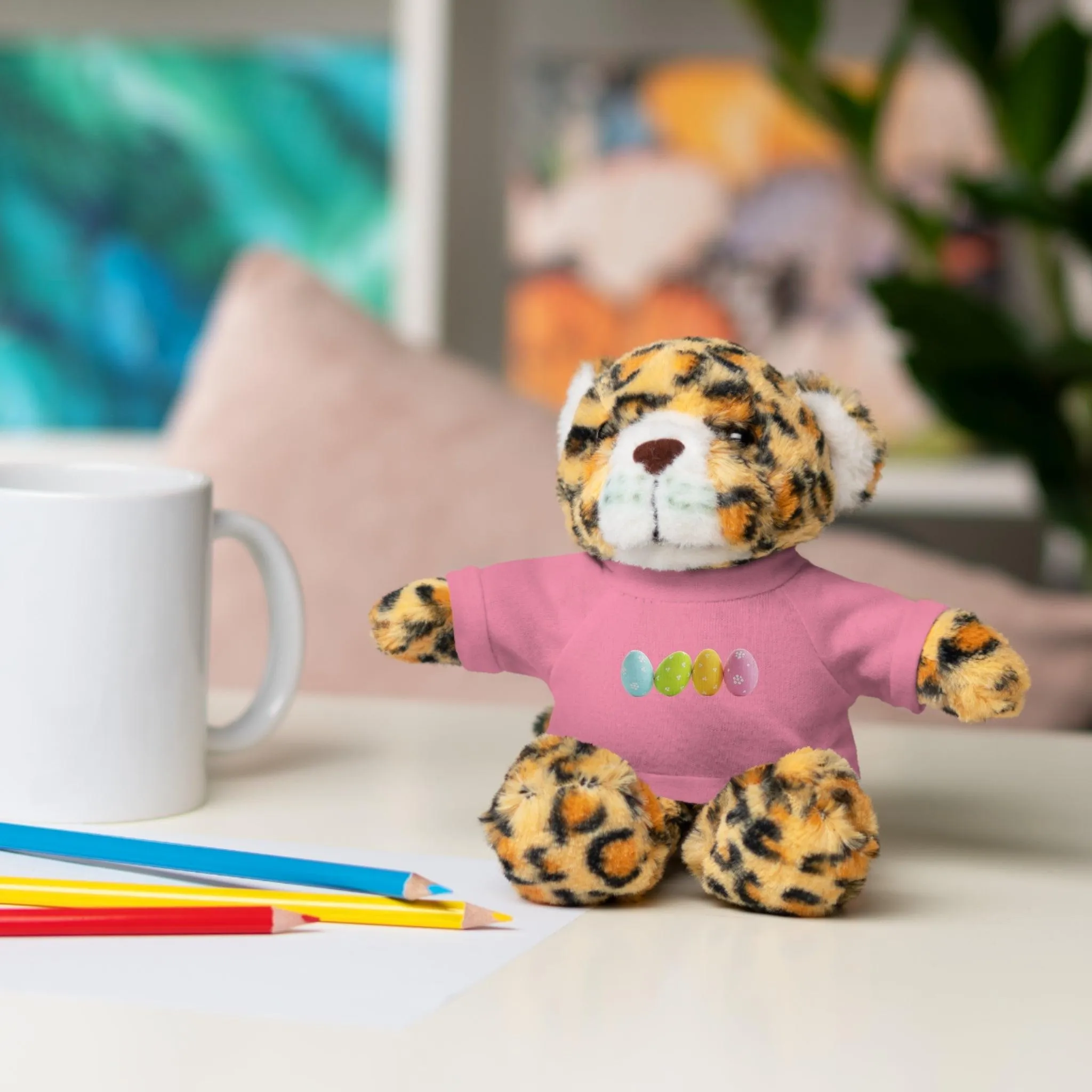 Easter Eggs Graphic Stuffed Animals with Tee