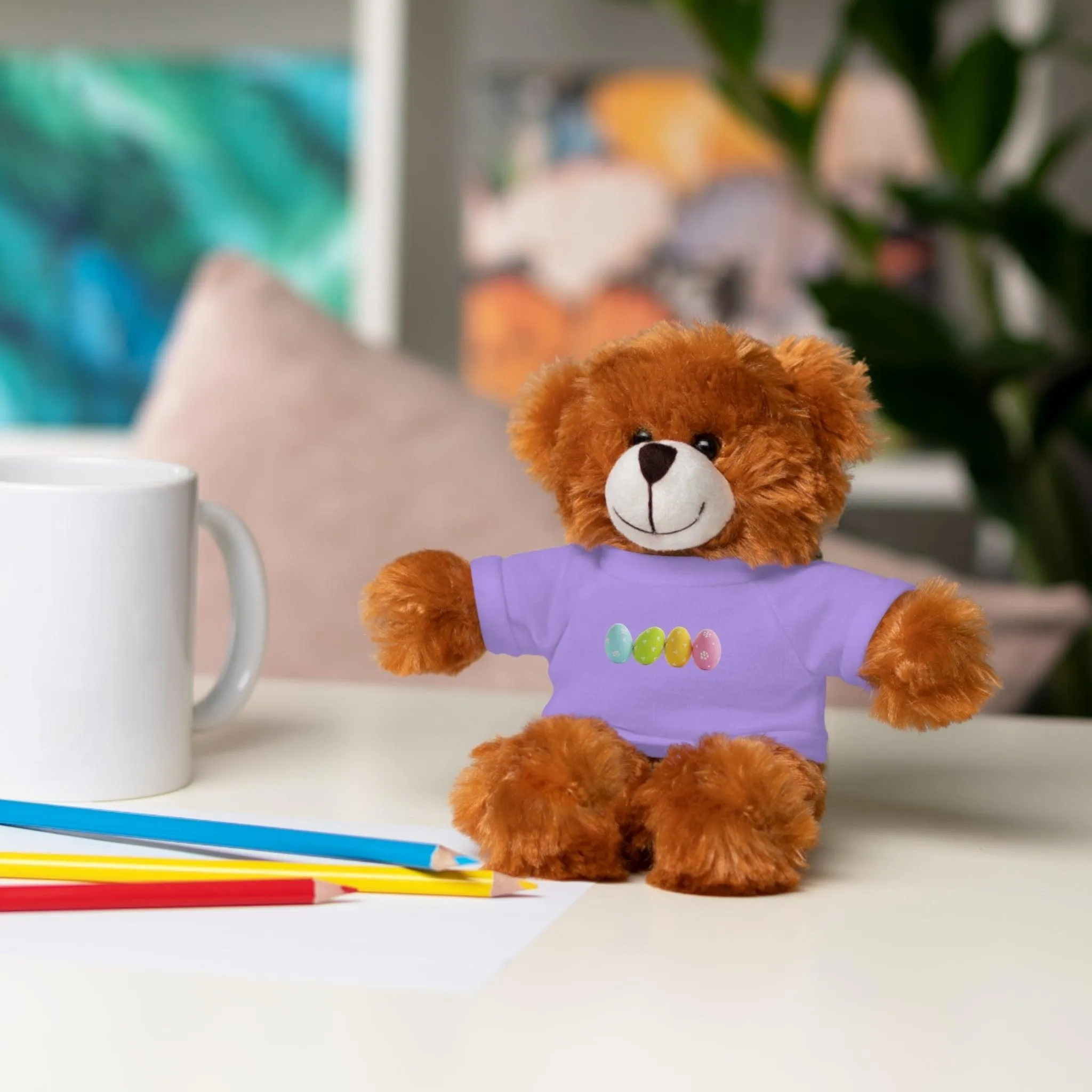 Easter Eggs Graphic Stuffed Animals with Tee