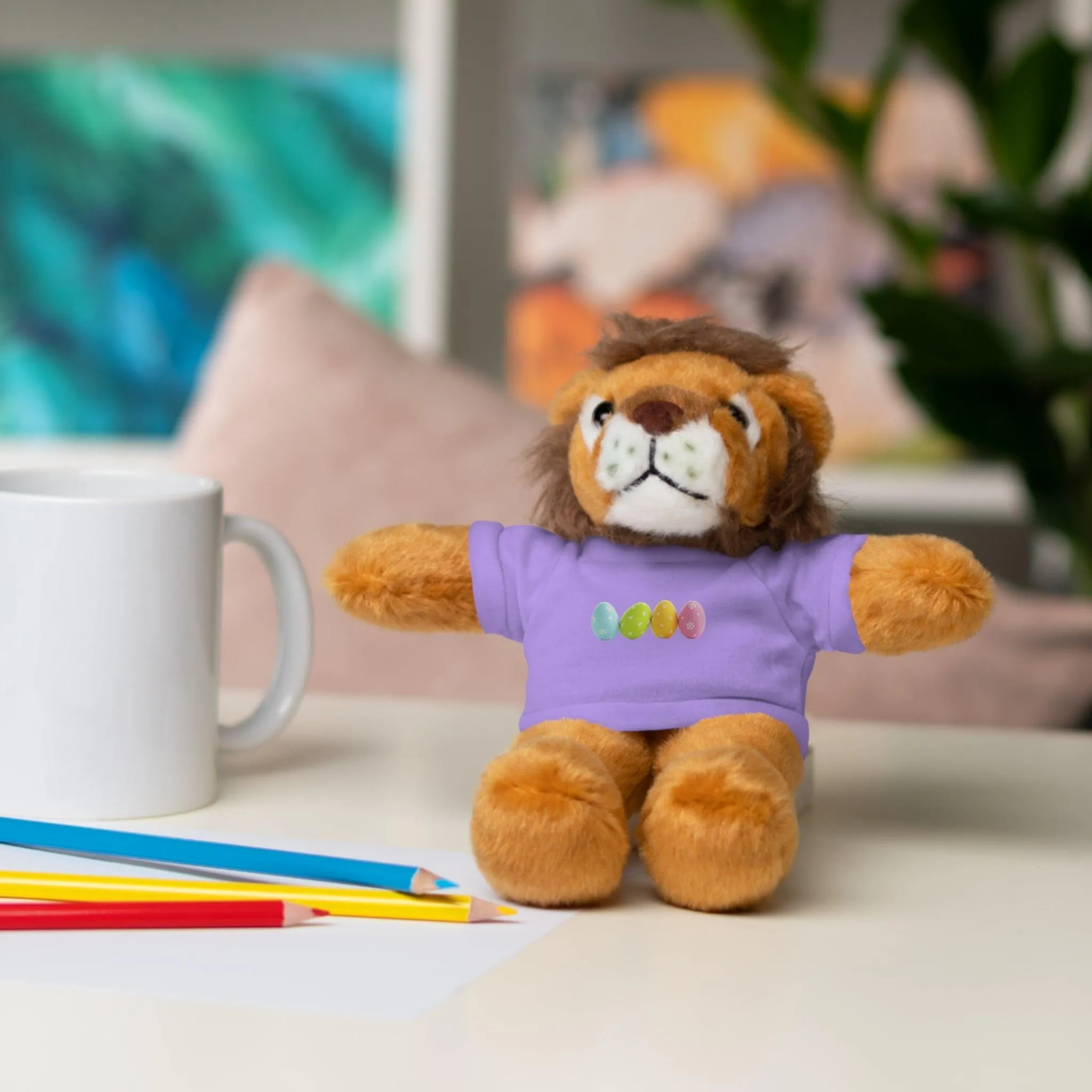 Easter Eggs Graphic Stuffed Animals with Tee