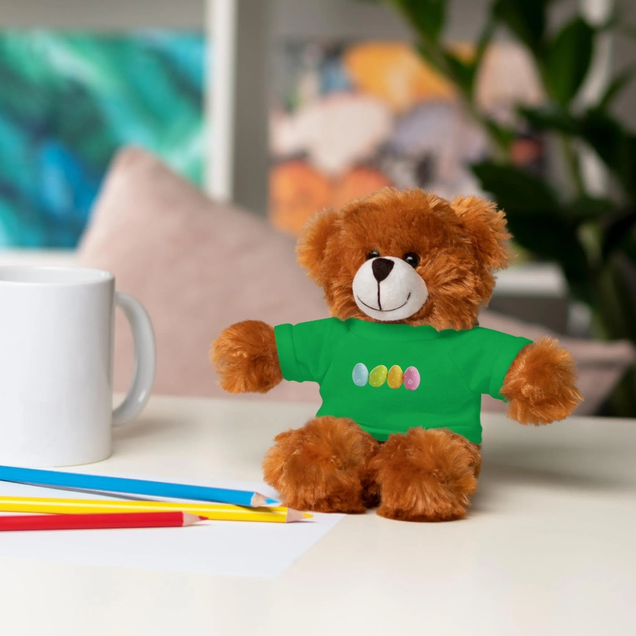Easter Eggs Graphic Stuffed Animals with Tee
