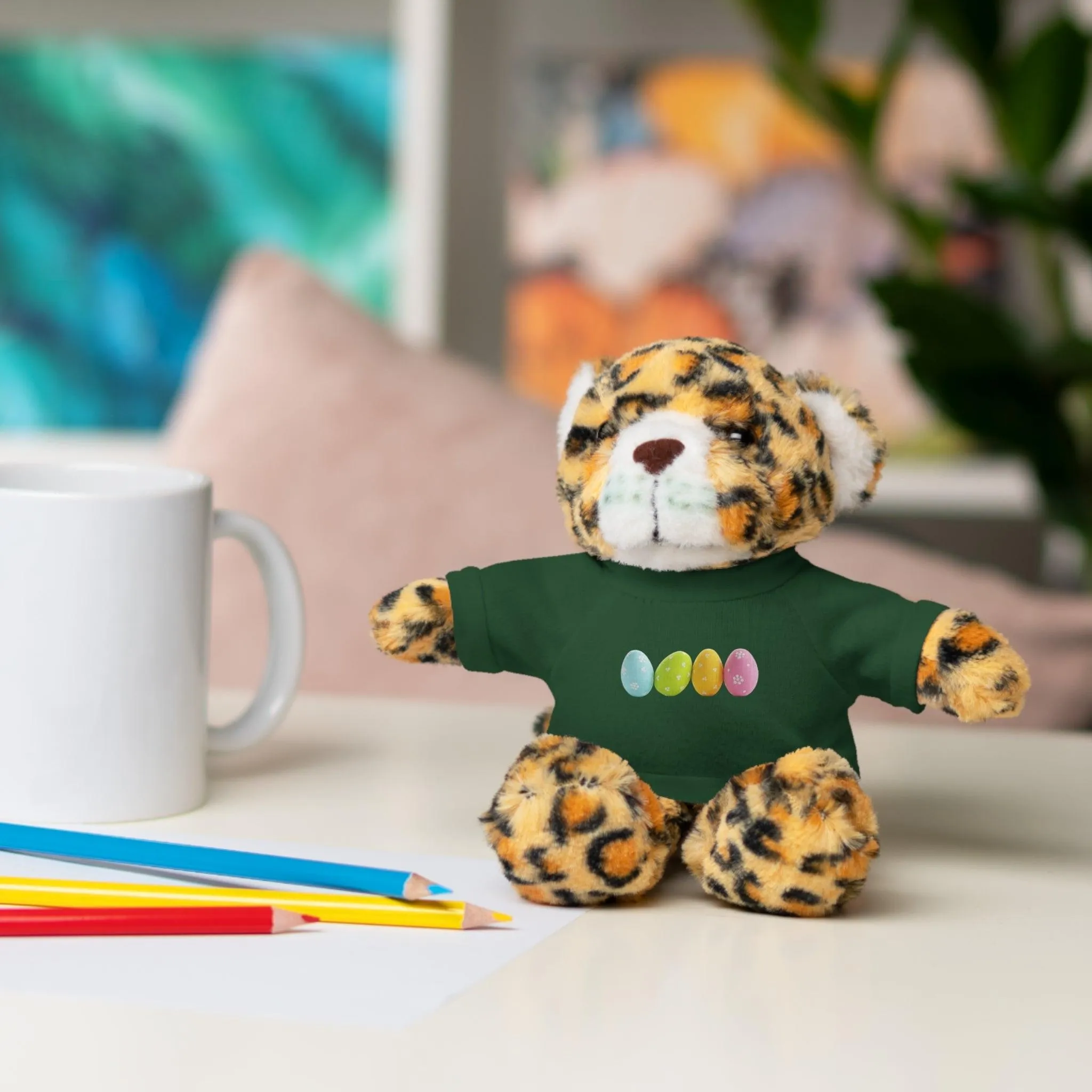 Easter Eggs Graphic Stuffed Animals with Tee
