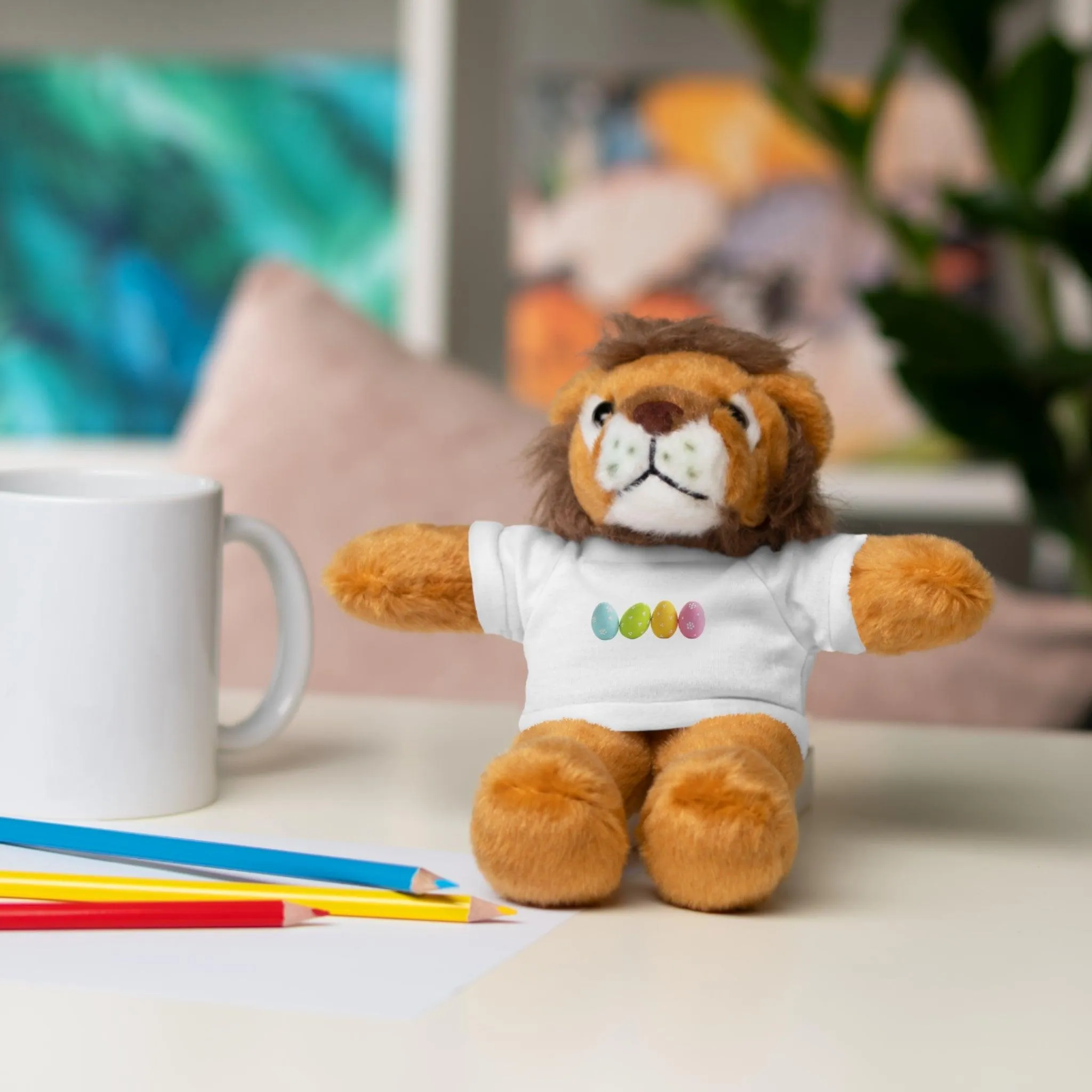 Easter Eggs Graphic Stuffed Animals with Tee