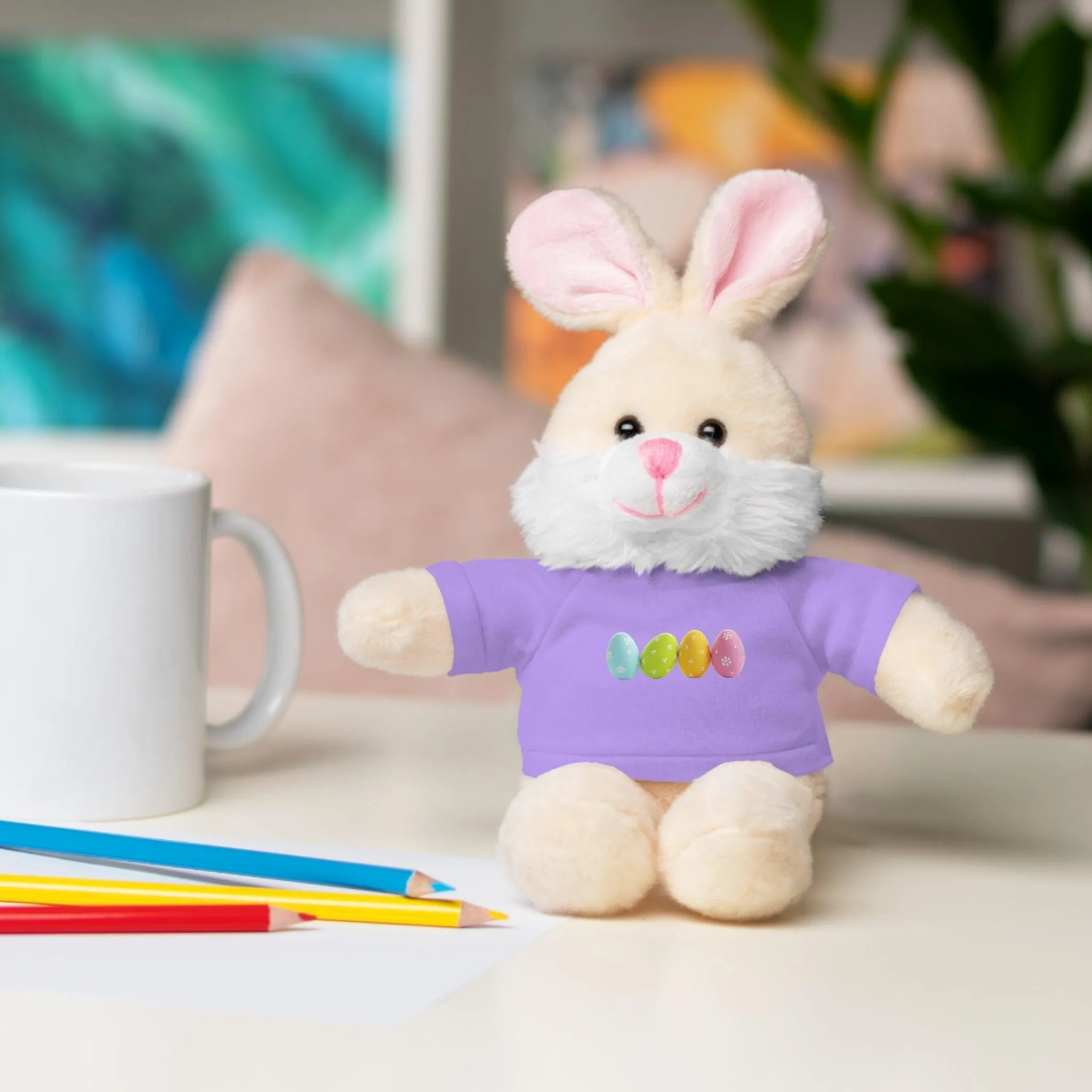 Easter Eggs Graphic Stuffed Animals with Tee