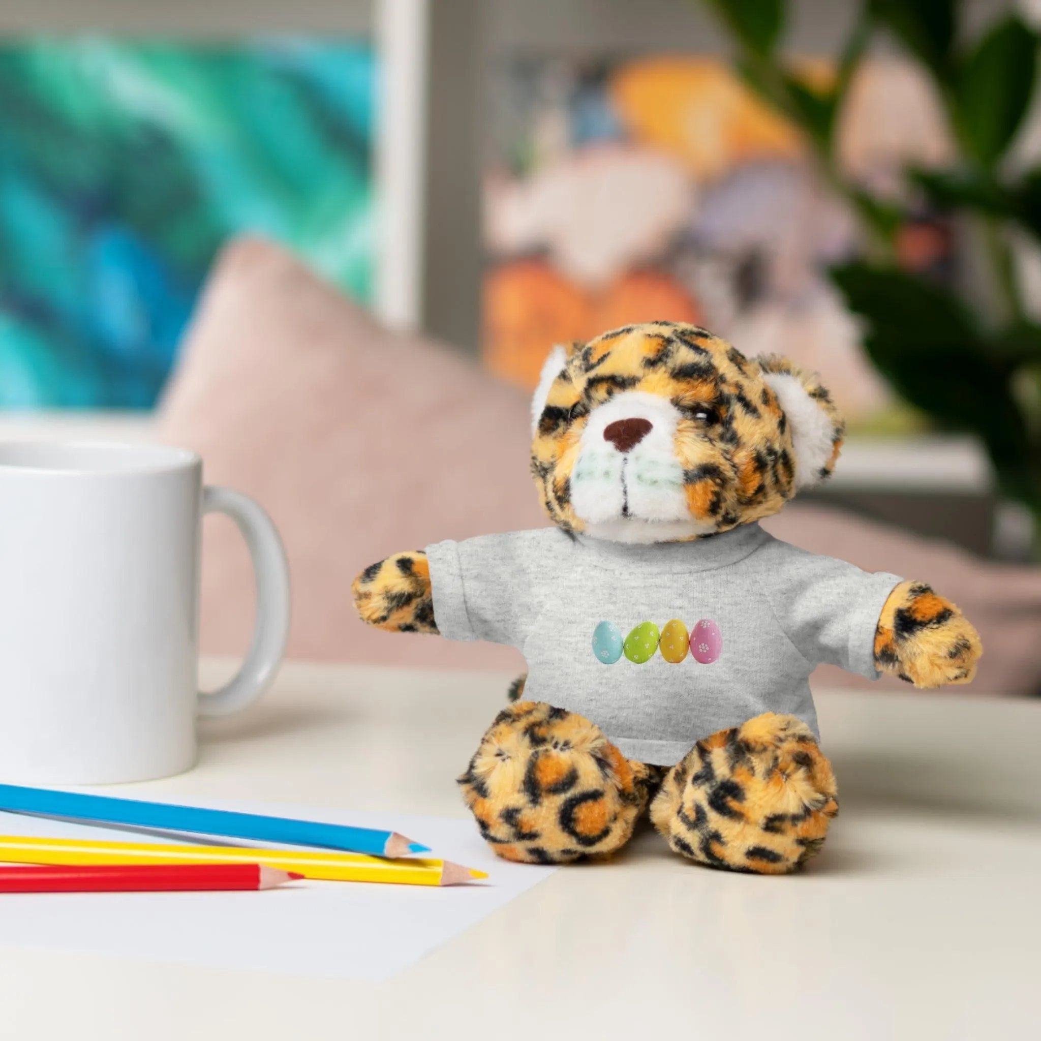 Easter Eggs Graphic Stuffed Animals with Tee