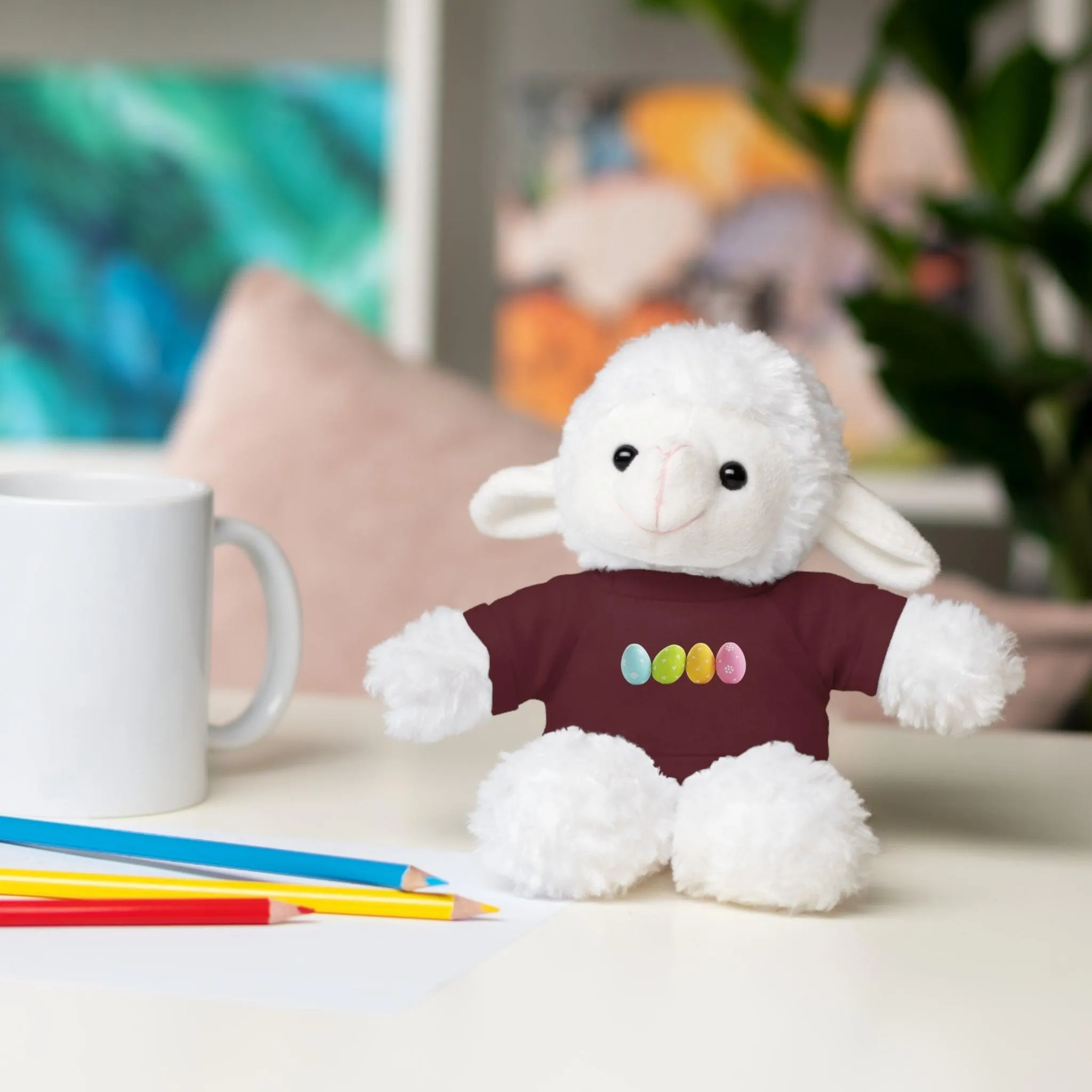 Easter Eggs Graphic Stuffed Animals with Tee