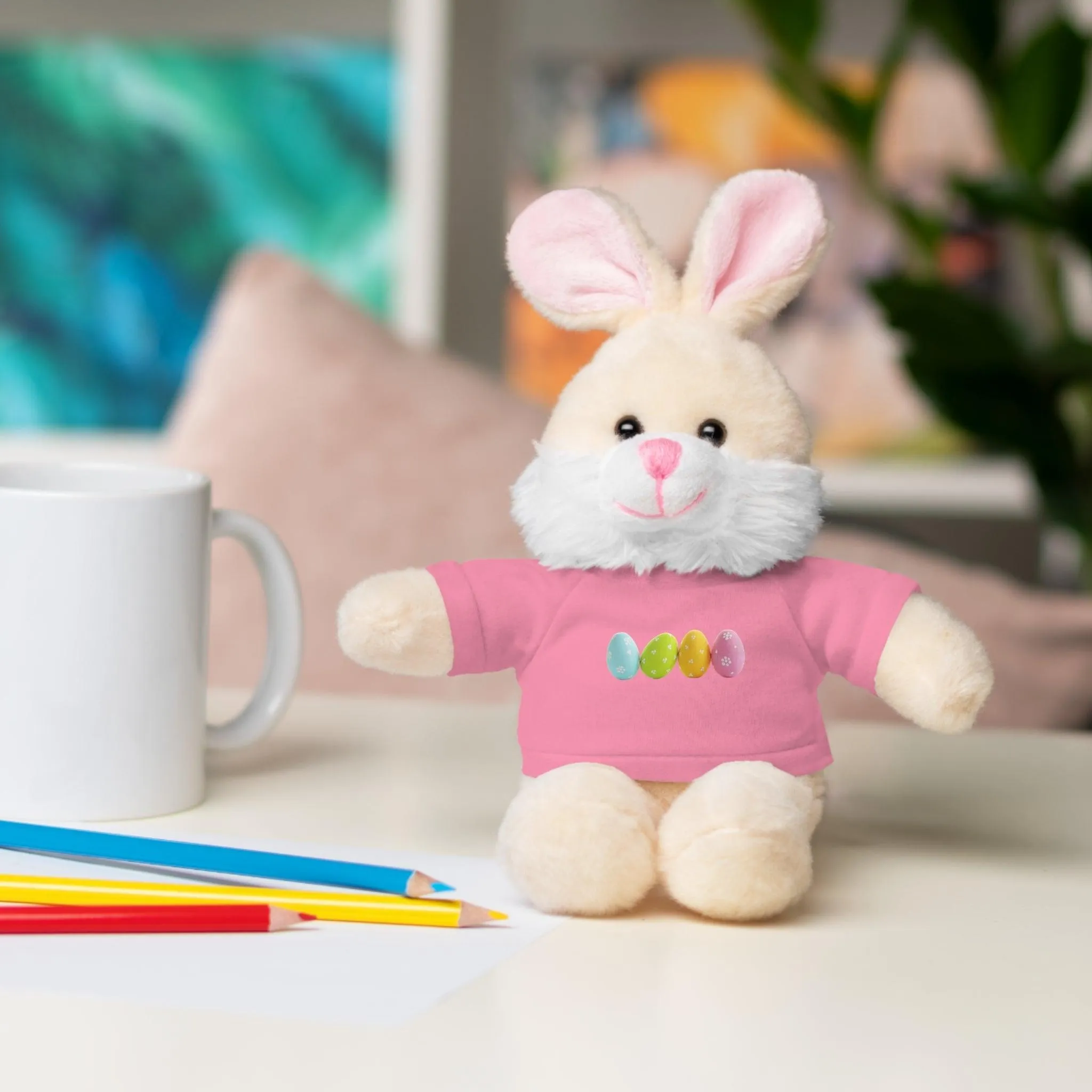 Easter Eggs Graphic Stuffed Animals with Tee