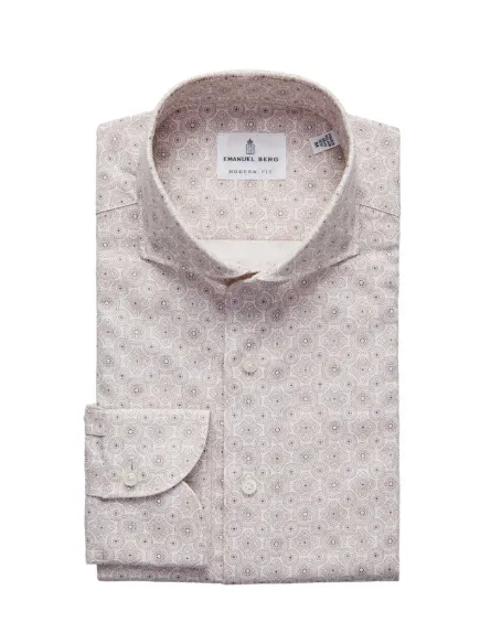 EMANUEL BERG - LIGHTWEIGHT TEXTURED DOBBY SPORT SHIRT