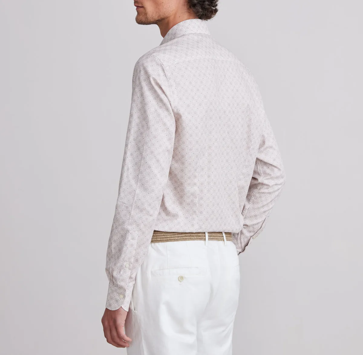 EMANUEL BERG - LIGHTWEIGHT TEXTURED DOBBY SPORT SHIRT