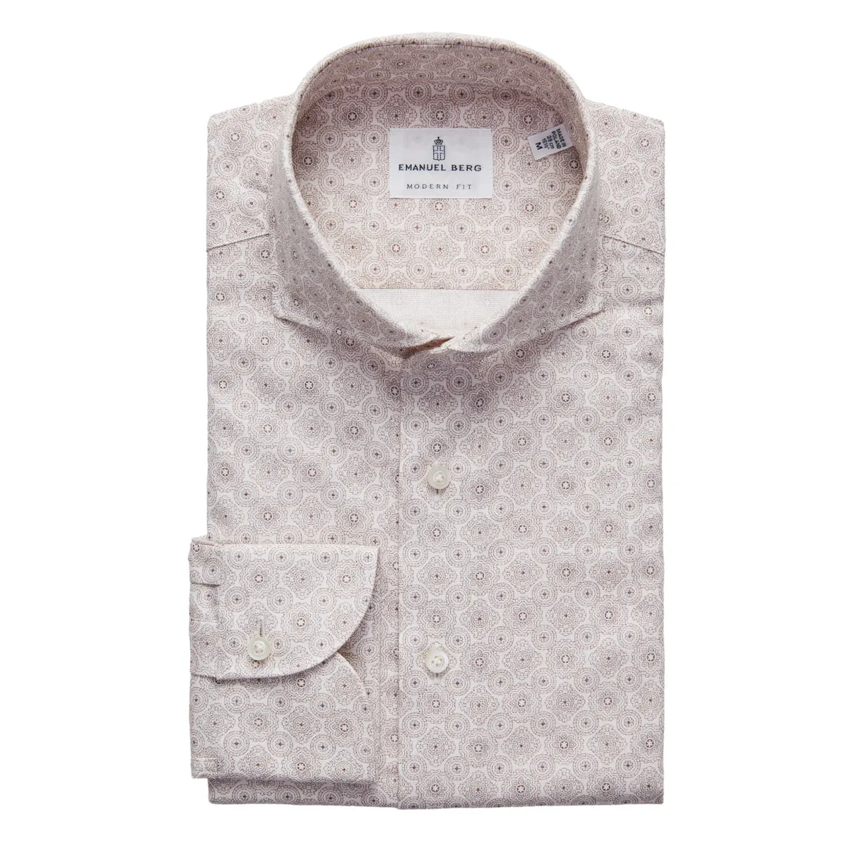 EMANUEL BERG - LIGHTWEIGHT TEXTURED DOBBY SPORT SHIRT