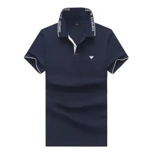 Emp classic Cotton polo shirt in pique cotton blend- NVB
