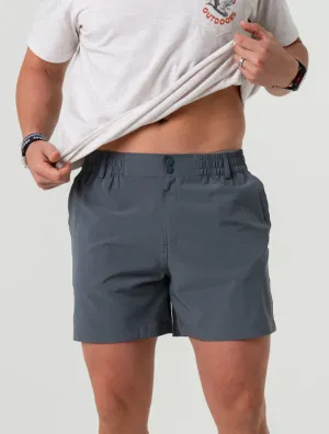 Everyday Short - River Rock Grey - Classic Deer Camo Pocket