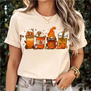 Fall Drinks Graphic Tee