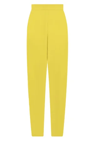 FLUID RELAXED SLIM LEG PANTS YELLOW