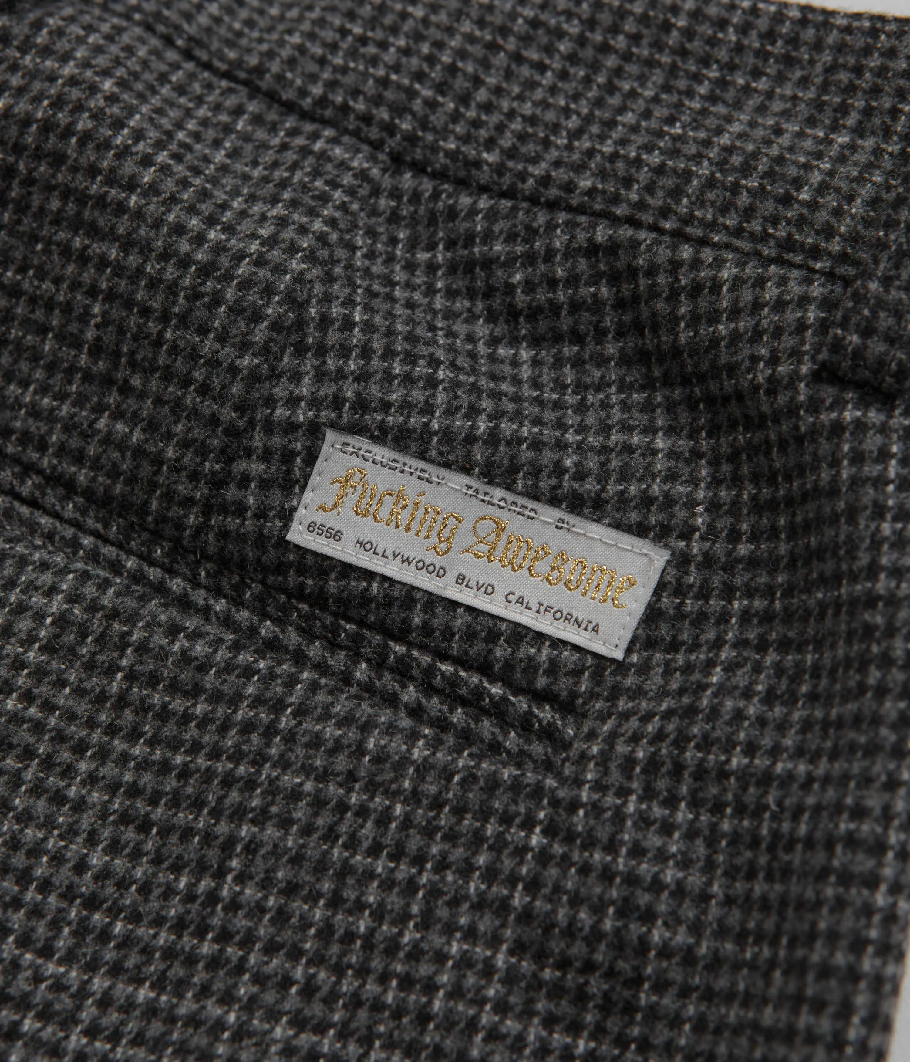 Fucking Awesome Baggy Pleated Wool Pants - Shadow