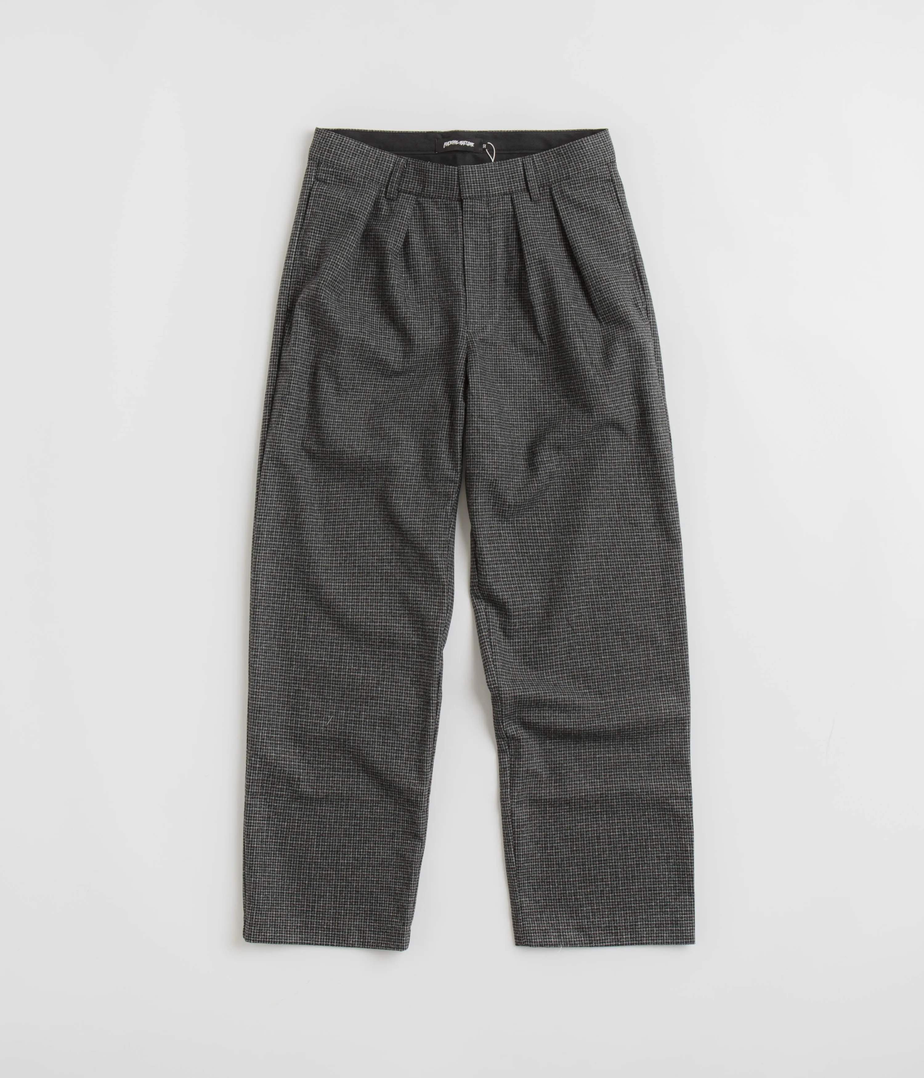Fucking Awesome Baggy Pleated Wool Pants - Shadow