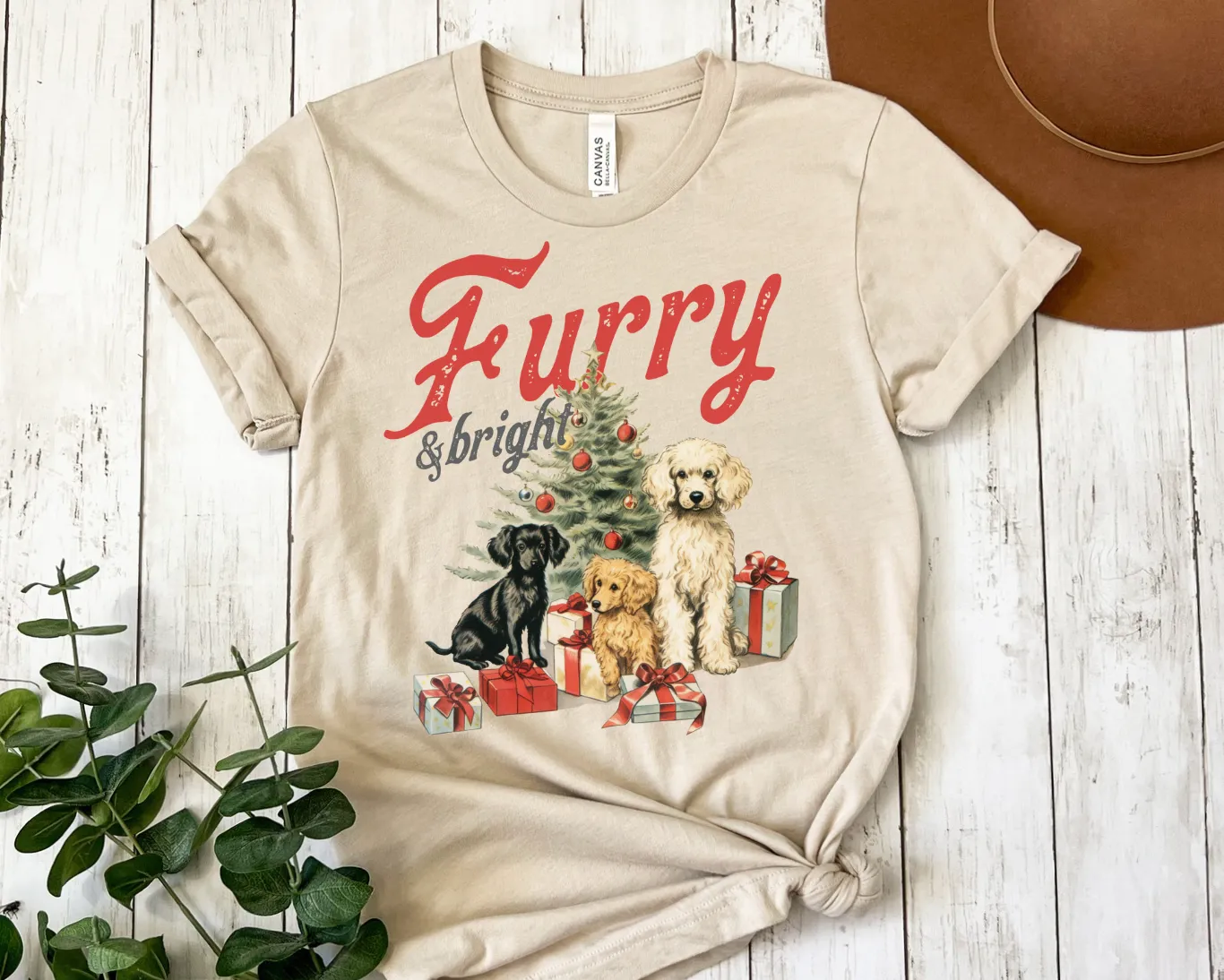 Furry & Bright Graphic Tee or Pullover