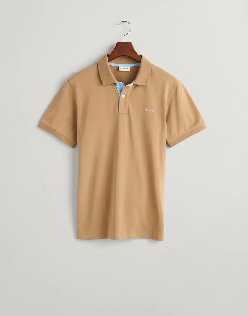 Gant Contrast Pique SS Rugger Polo