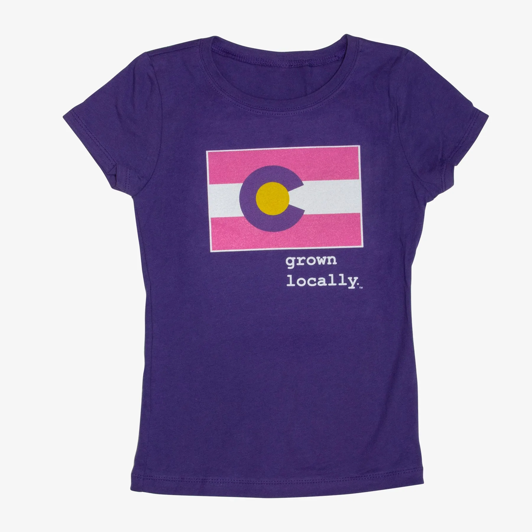 Girls Grown Locally Colorado T-Shirt