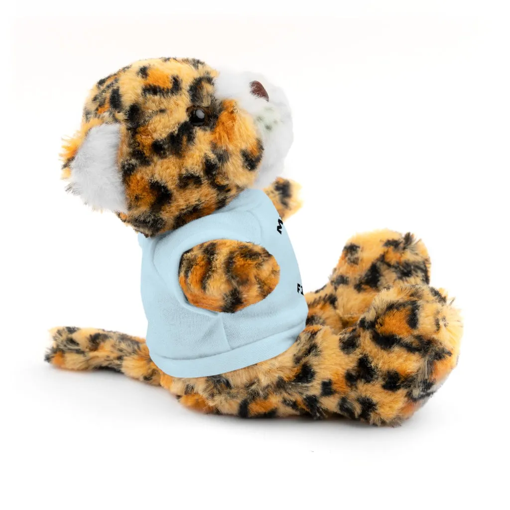 Great gift for Infants a Stuffed Animals with Tee My Dad's A Firefighter