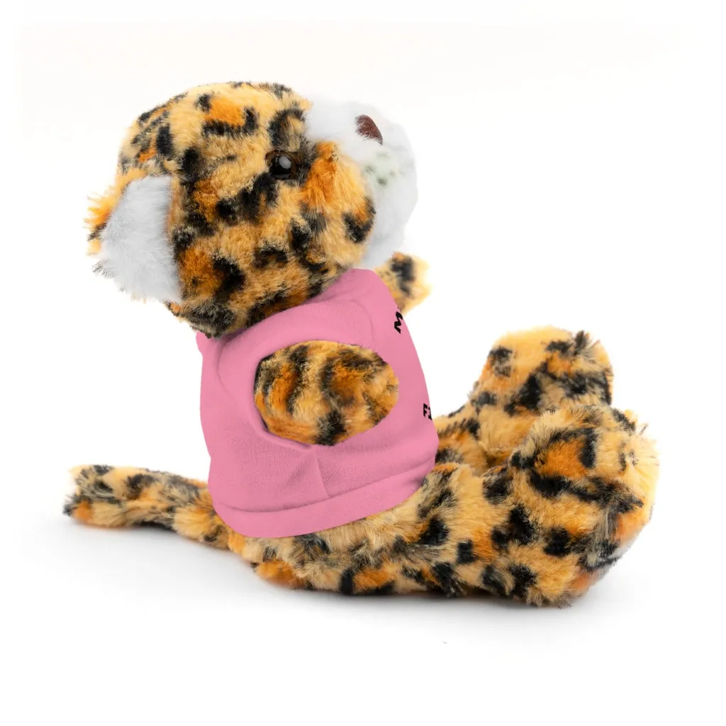 Great gift for Infants a Stuffed Animals with Tee My Dad's A Firefighter