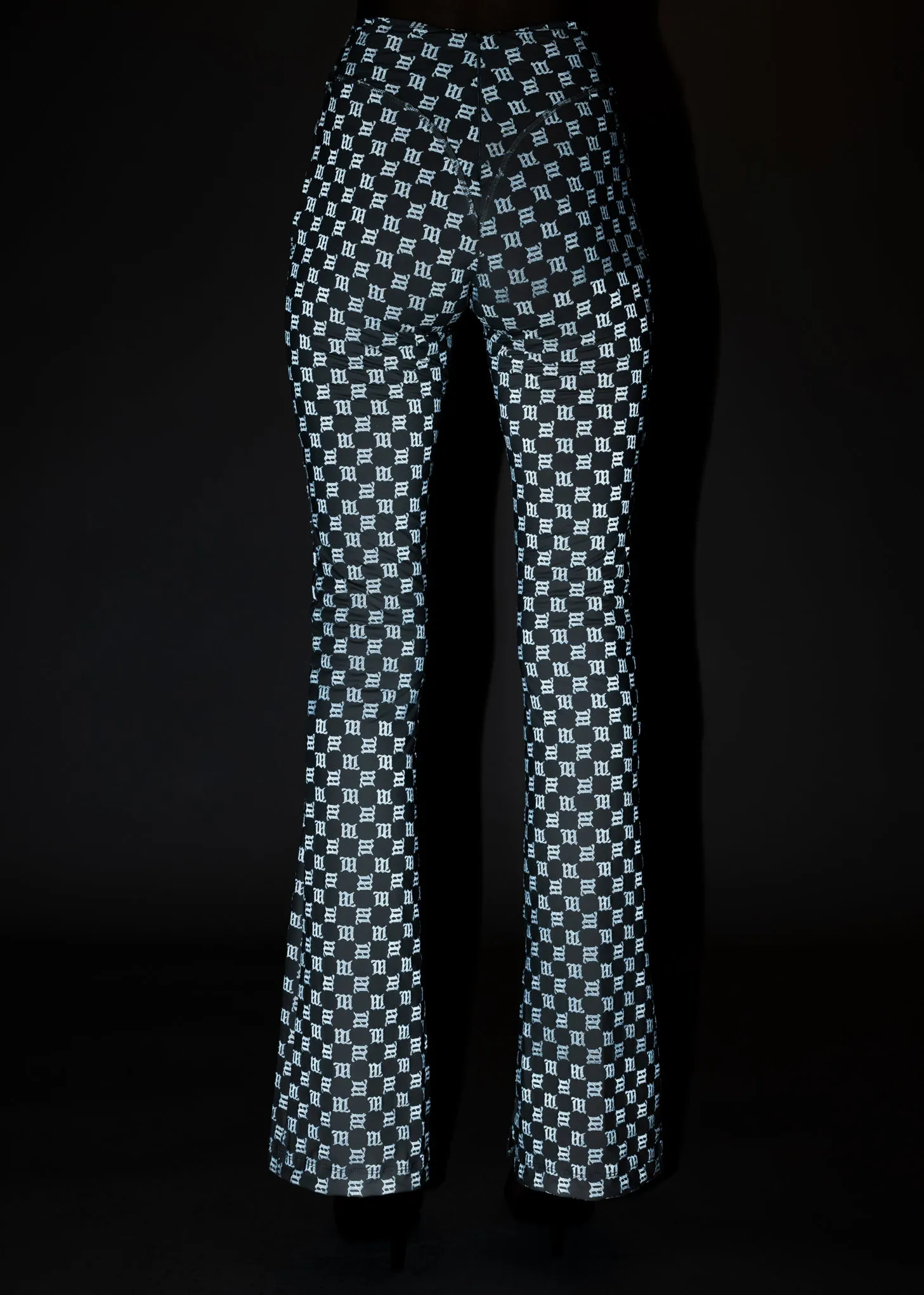 Grey Lingerie Signature Monogram REFLECTIVE Trousers