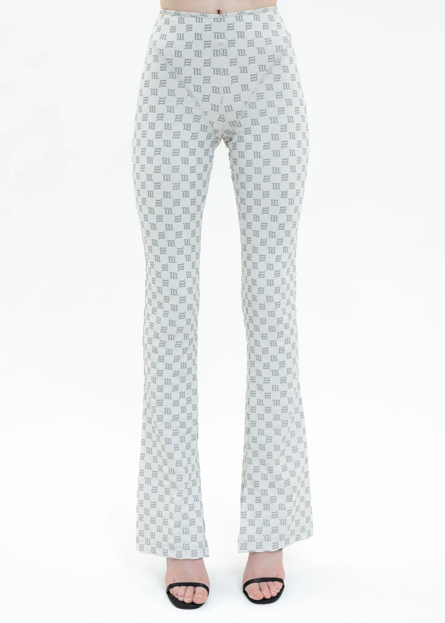 Grey Lingerie Signature Monogram REFLECTIVE Trousers