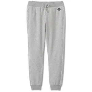 Harley-Davidson Women's Classic Bar & Shield Logo Jogger Pants, Heather Gray 96055-25VW