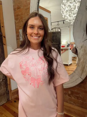 Heart Of Coquette Bows Graphic Tee