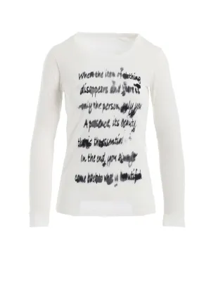 HIGH GAUGE AIRY JERSEY PT LONG SLV T A