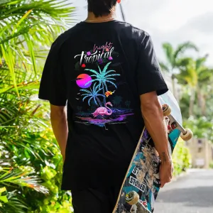 Hight Tropical Printed Men's T-shirt
