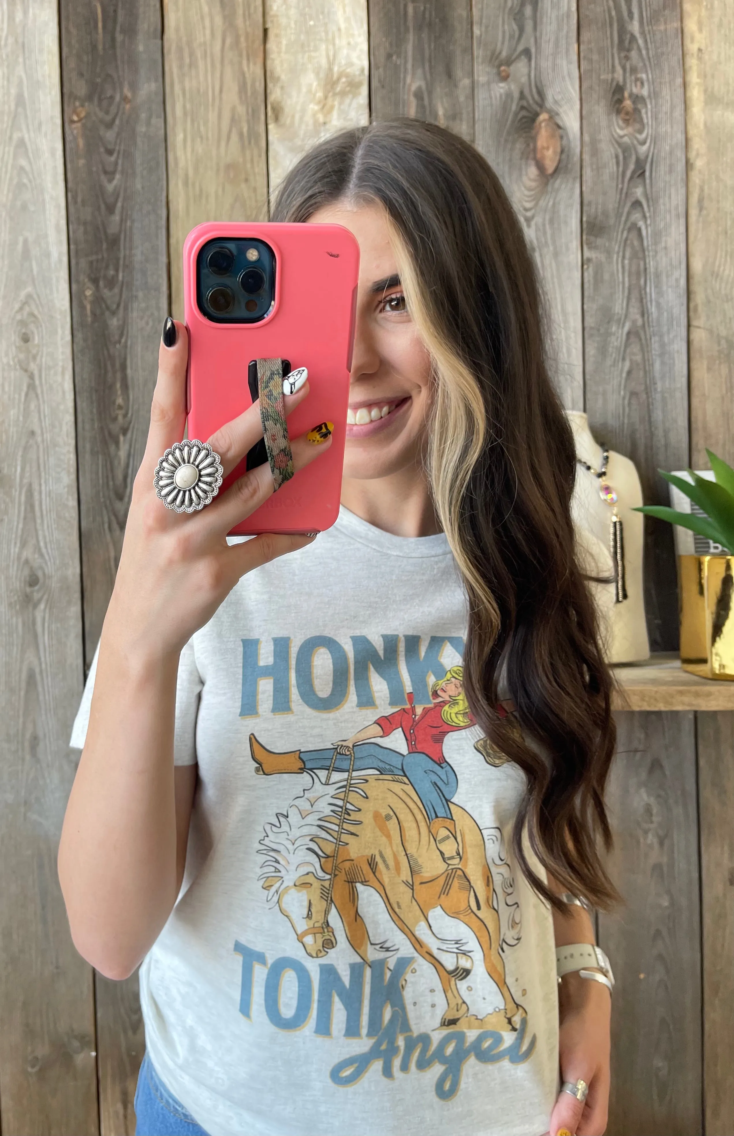 Honky Tonk Angel Soft Boutique Tee