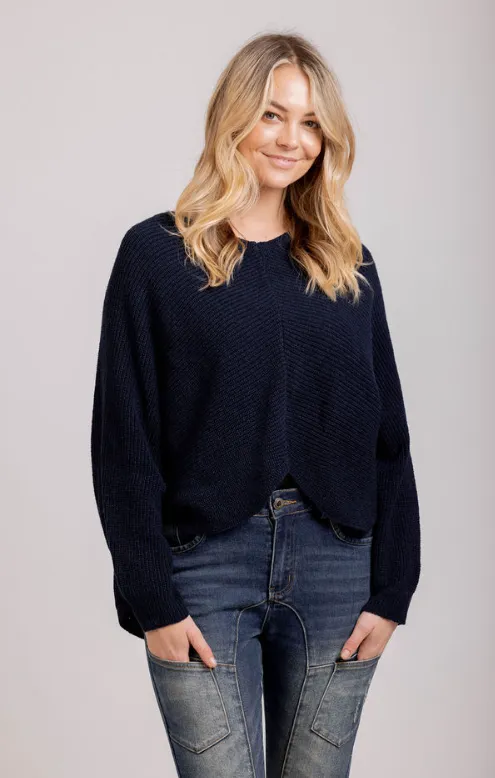 Hudson Knit - Navy