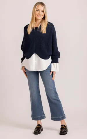 Hudson Knit - Navy