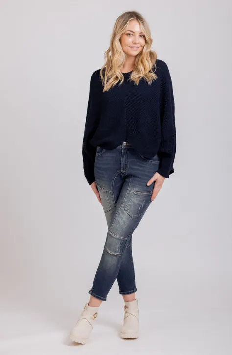 Hudson Knit - Navy