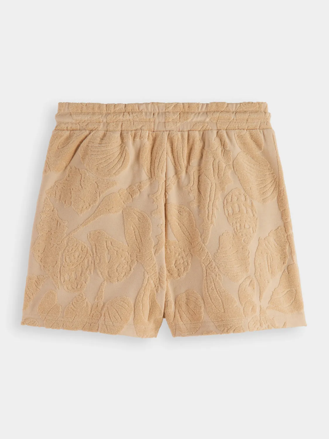 Jacquard toweling shorts