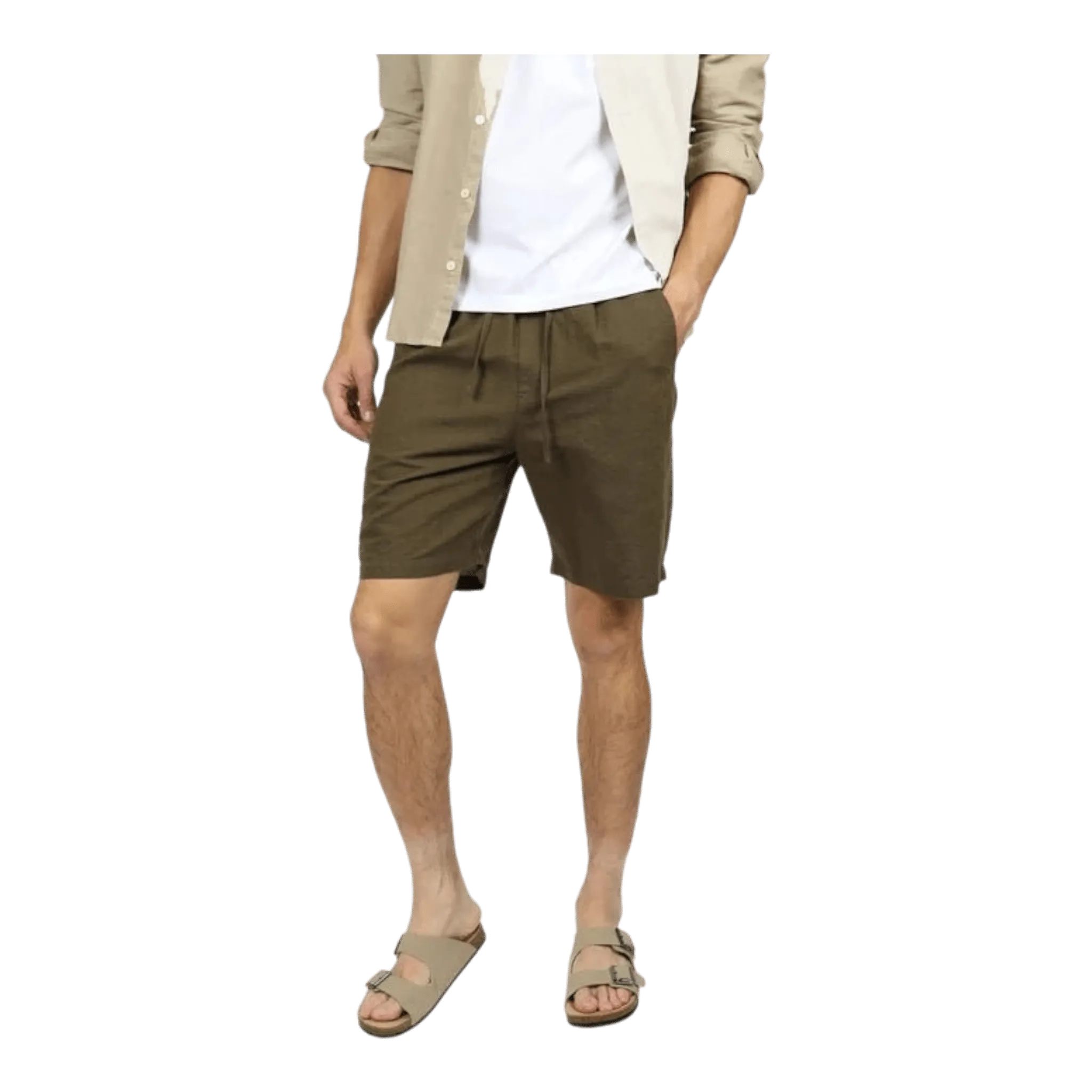 James Harper Relaxed Linen Blend Short JHSH30