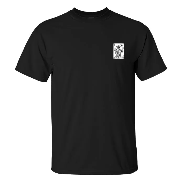 Joker Skull Print Men's T-shirt