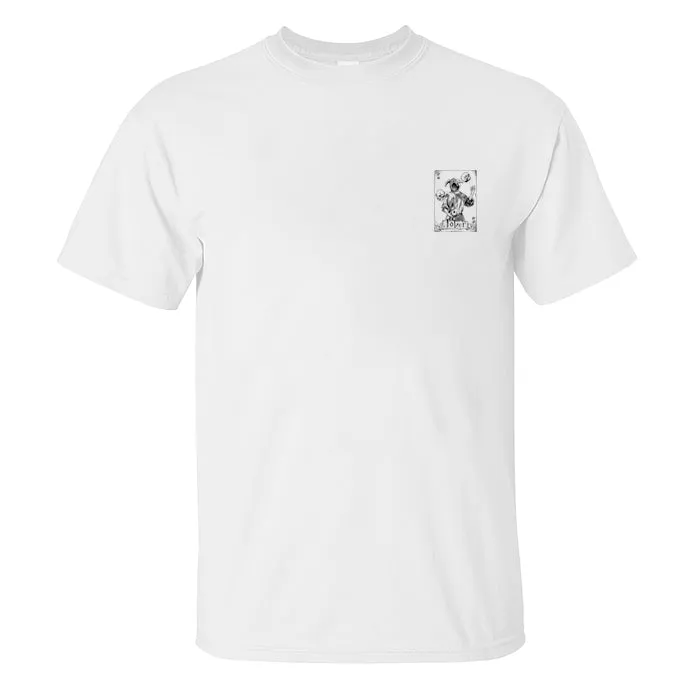 Joker Skull Print Men's T-shirt