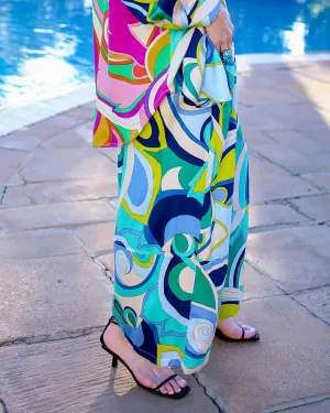 Lagoon Palazzo Pants, Multi