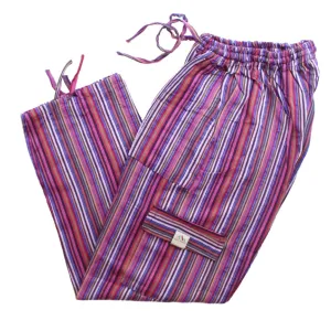 (Large) Purpley Blueish White Lounge Pants 0131