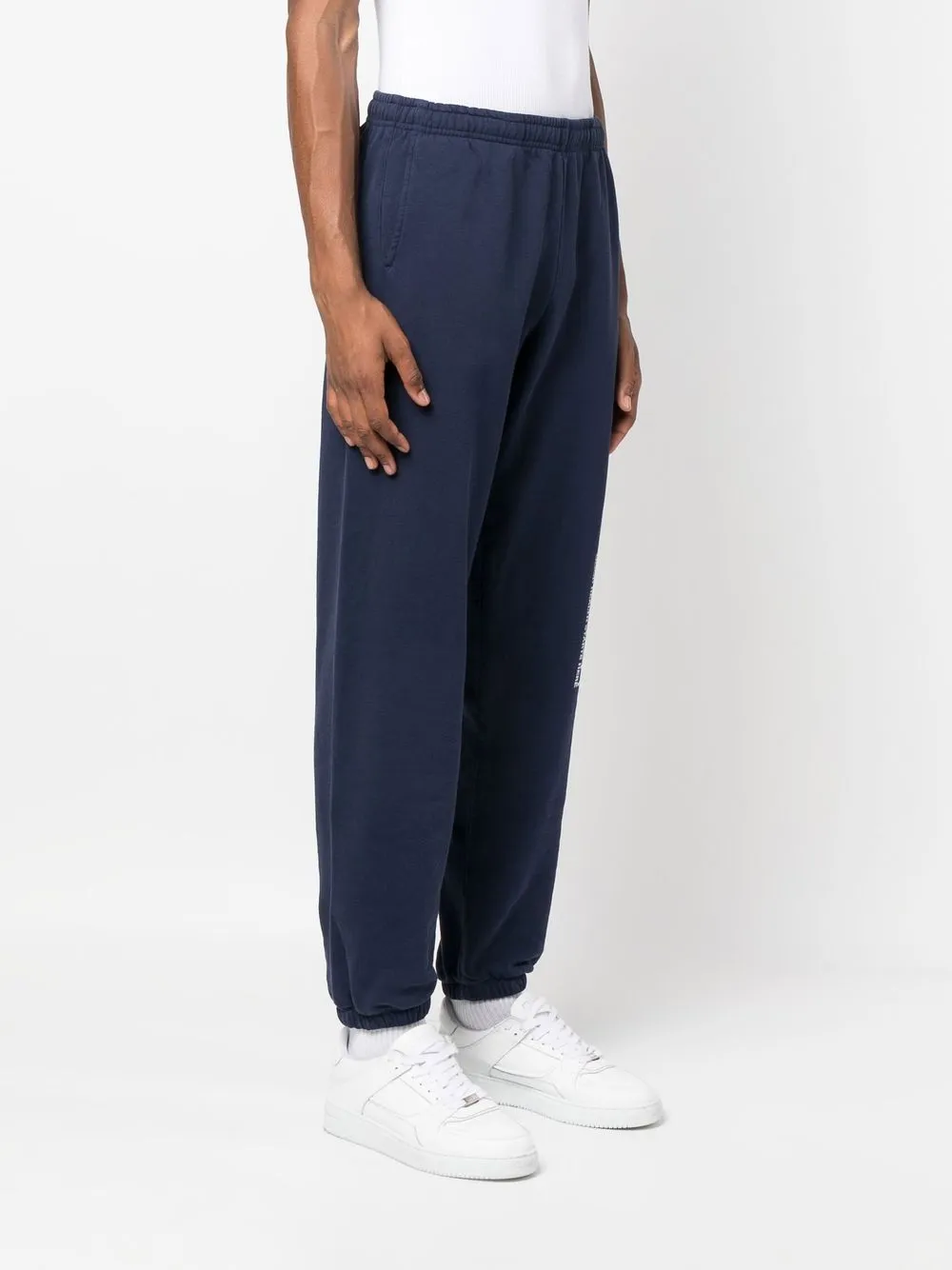 logo-print detail track pants