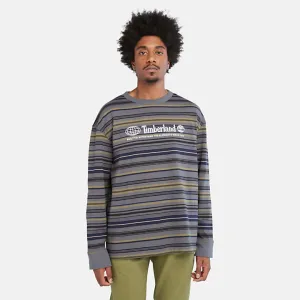 Long-Sleeve Striped Tee For Men